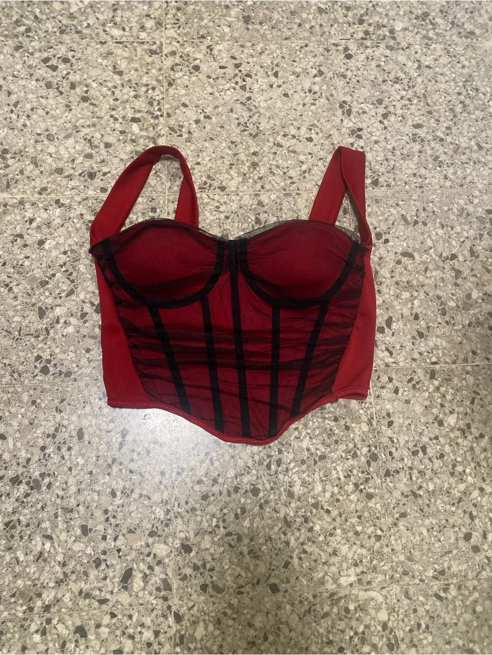 Brand structured red